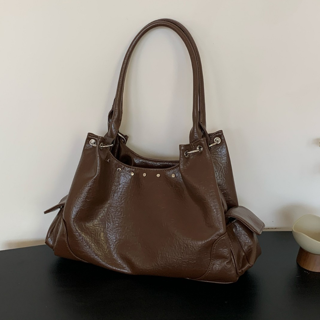 Women Hand Bags For Office - Casual Rivet Women Handbags Big Capacity