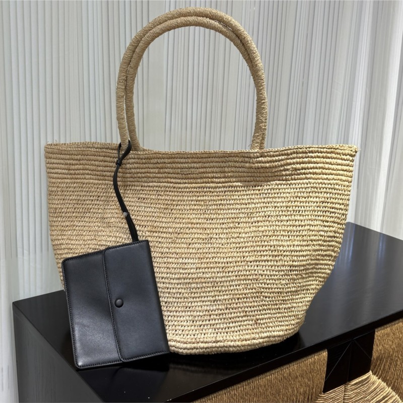 Handmade Natural Raffia Tote B - Women'S Raffia Bags 评论和价格