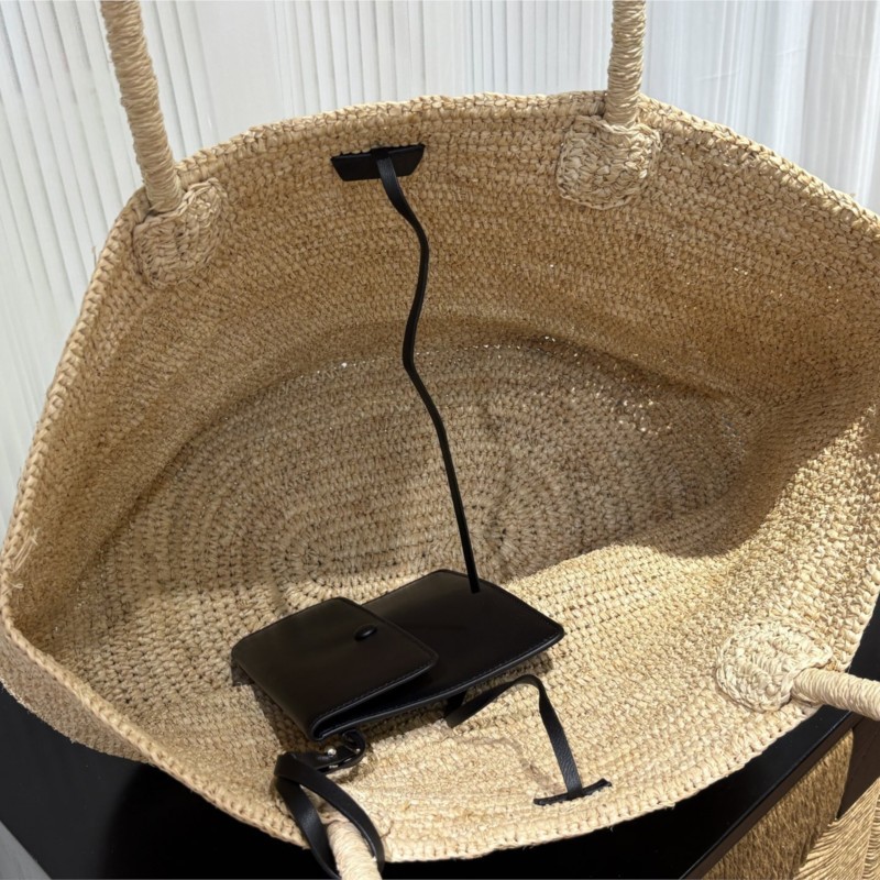 Handmade Natural Raffia Tote B - Women'S Raffia Bags 评论和价格