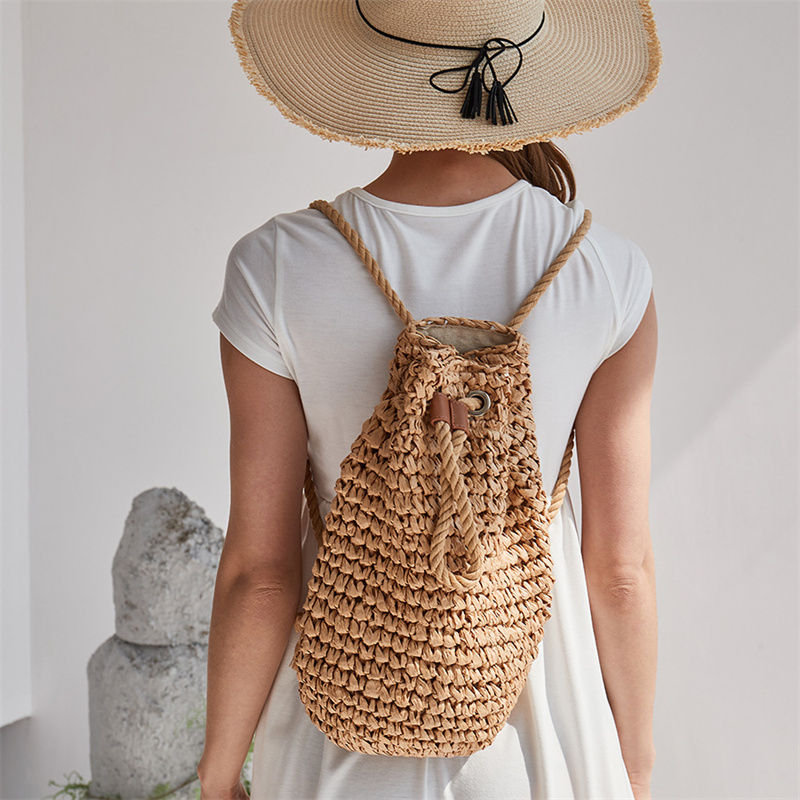 2023 Summer Casual Straw Backp - Women'S Raffia Bags 评论和价格
