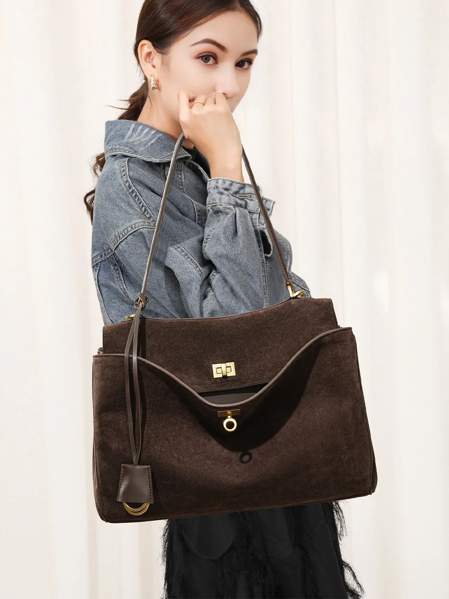 Autumn Winter Women's Suede Ge - Women Bags On Sale 评论和价格