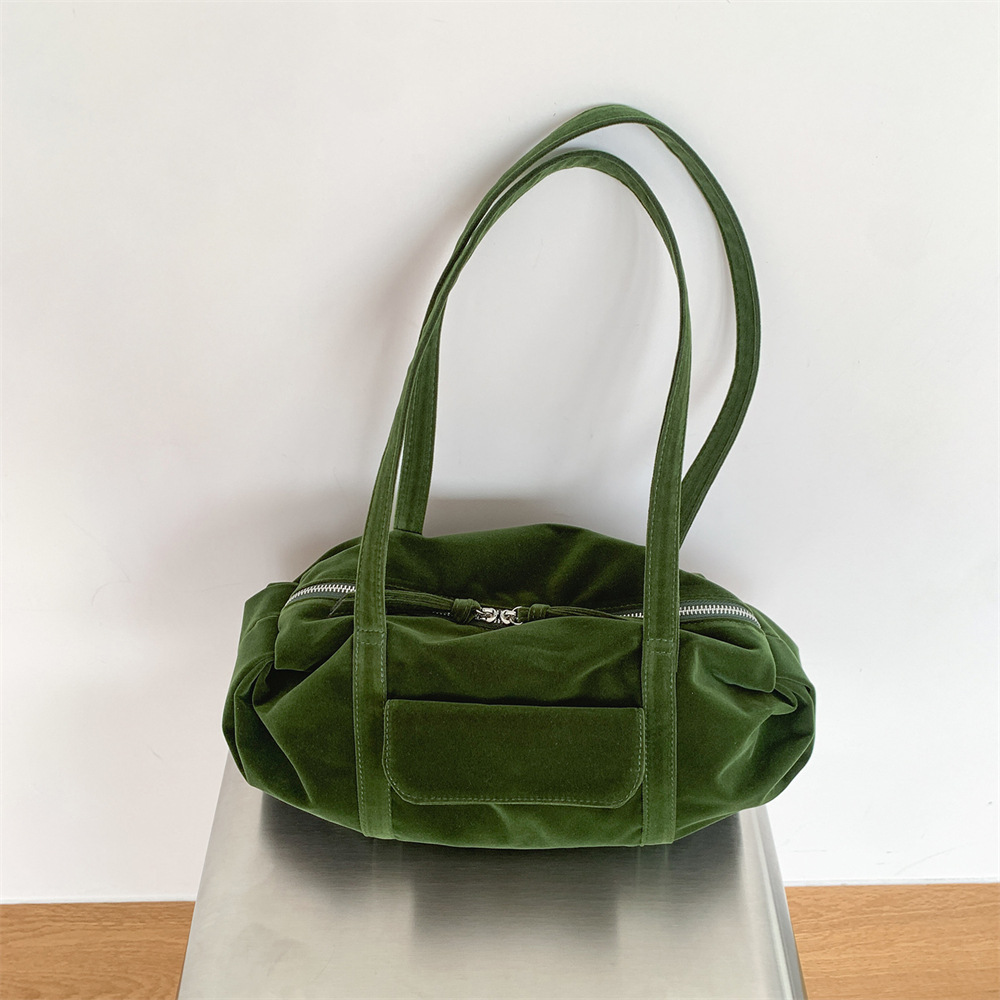 Vintage Velvet Women Boston Ha - Women Hand Bags For Office 评论和价格