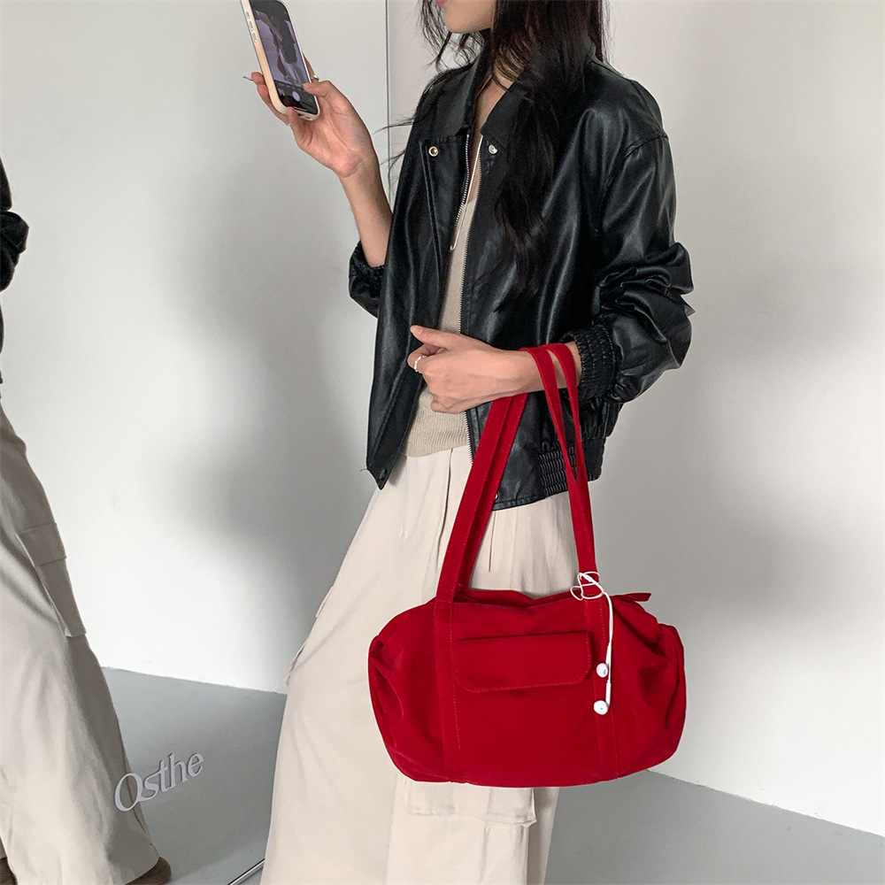 Vintage Velvet Women Boston Ha - Women Hand Bags For Office 评论和价格