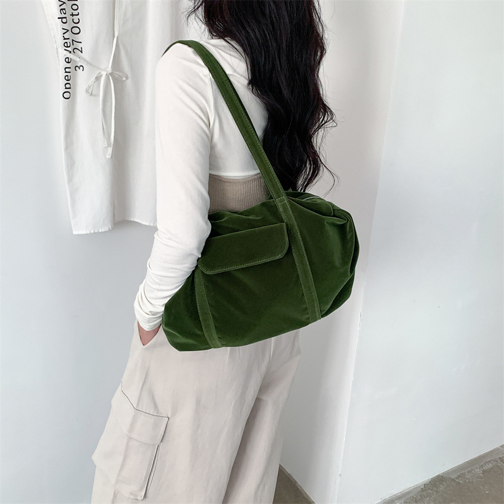Vintage Velvet Women Boston Ha - Women Hand Bags For Office 评论和价格