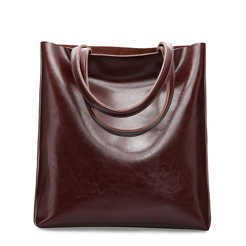 Cow Leather Bag Ladies Genuine - Women Hand Bags For Office 评论和价格