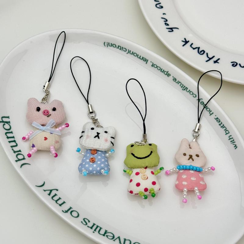 Cute Frog Pig Cat Pendant Keyc - Women'S Young Bags 评论和价格