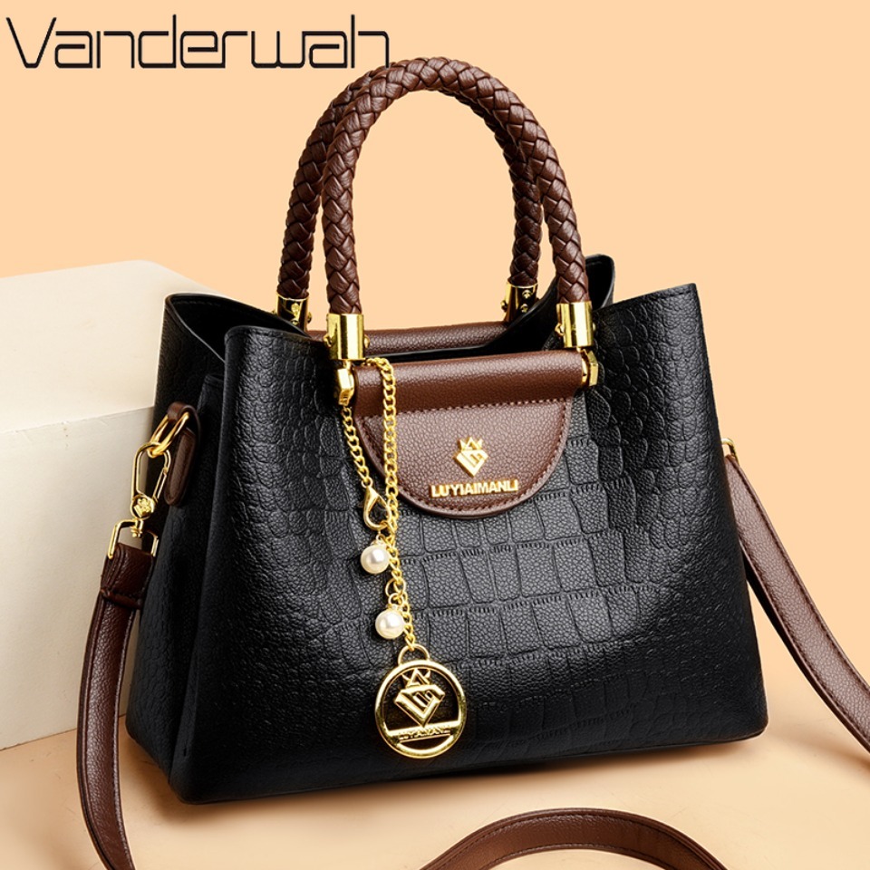Woven Handle Genuine Brand Hig - Women Bags Branded 评论和价格