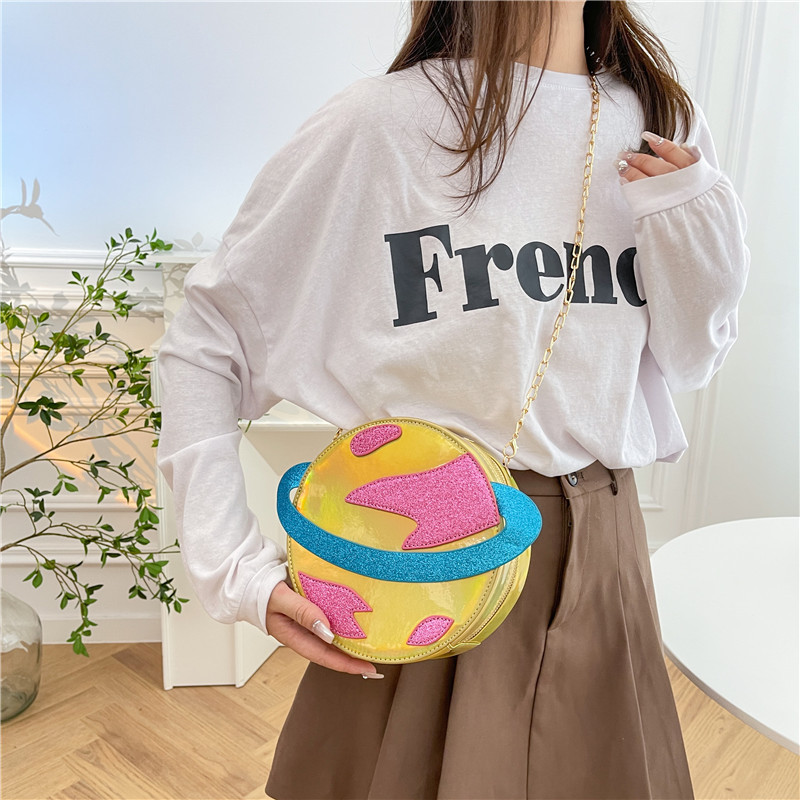 Laser Circular Planet Shape Pu - Women'S Young Bags 评论和价格