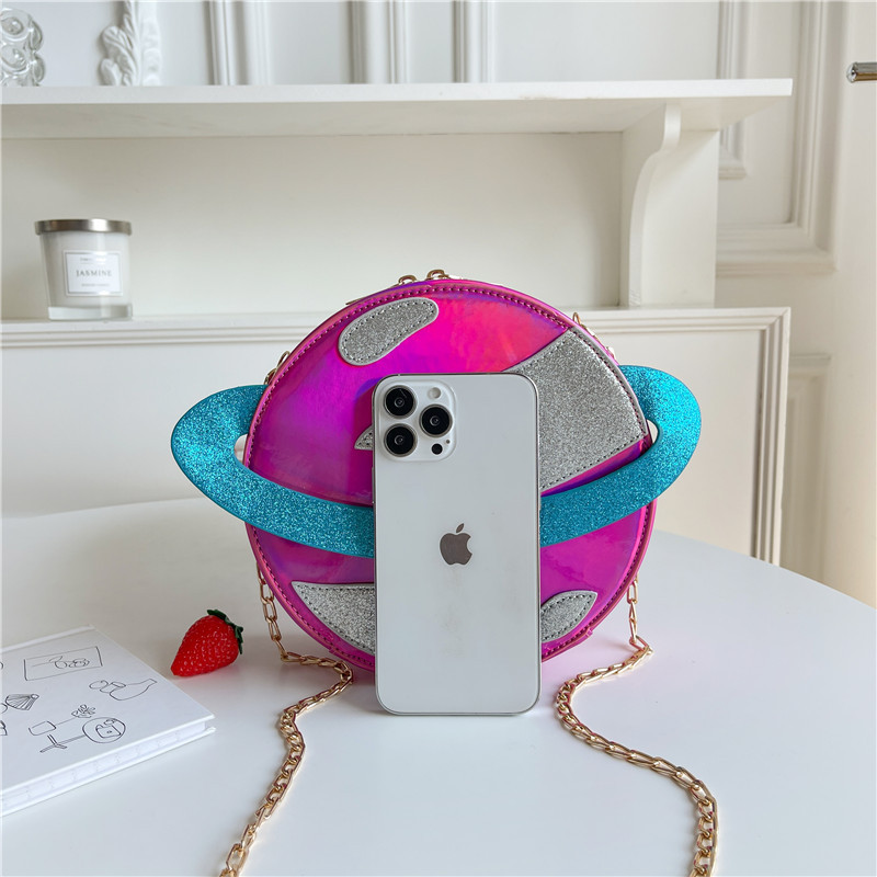 Laser Circular Planet Shape Pu - Women'S Young Bags 评论和价格