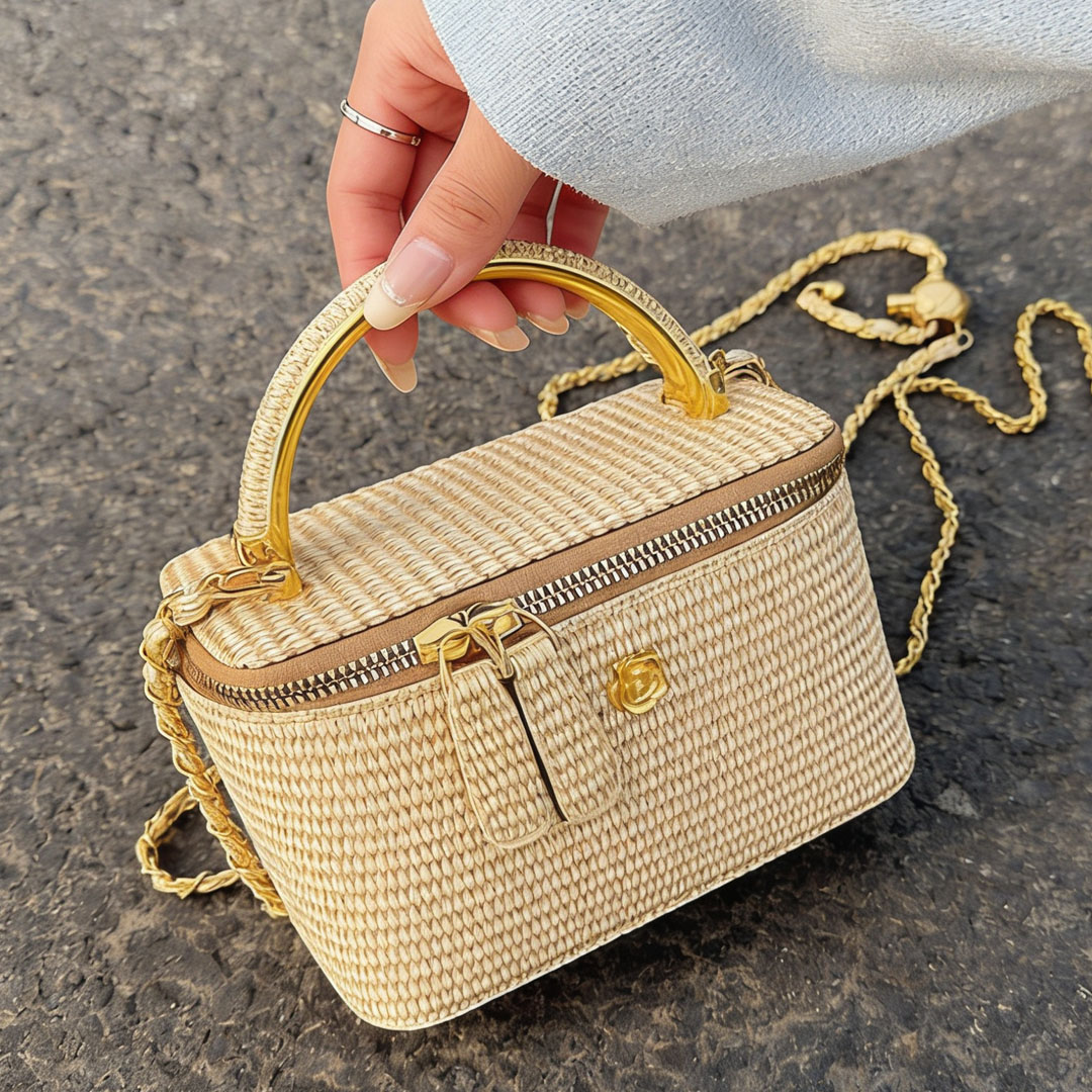 2026 New Woven Pattern Box Bag - Women Bags 2026 Trends 评论和价格