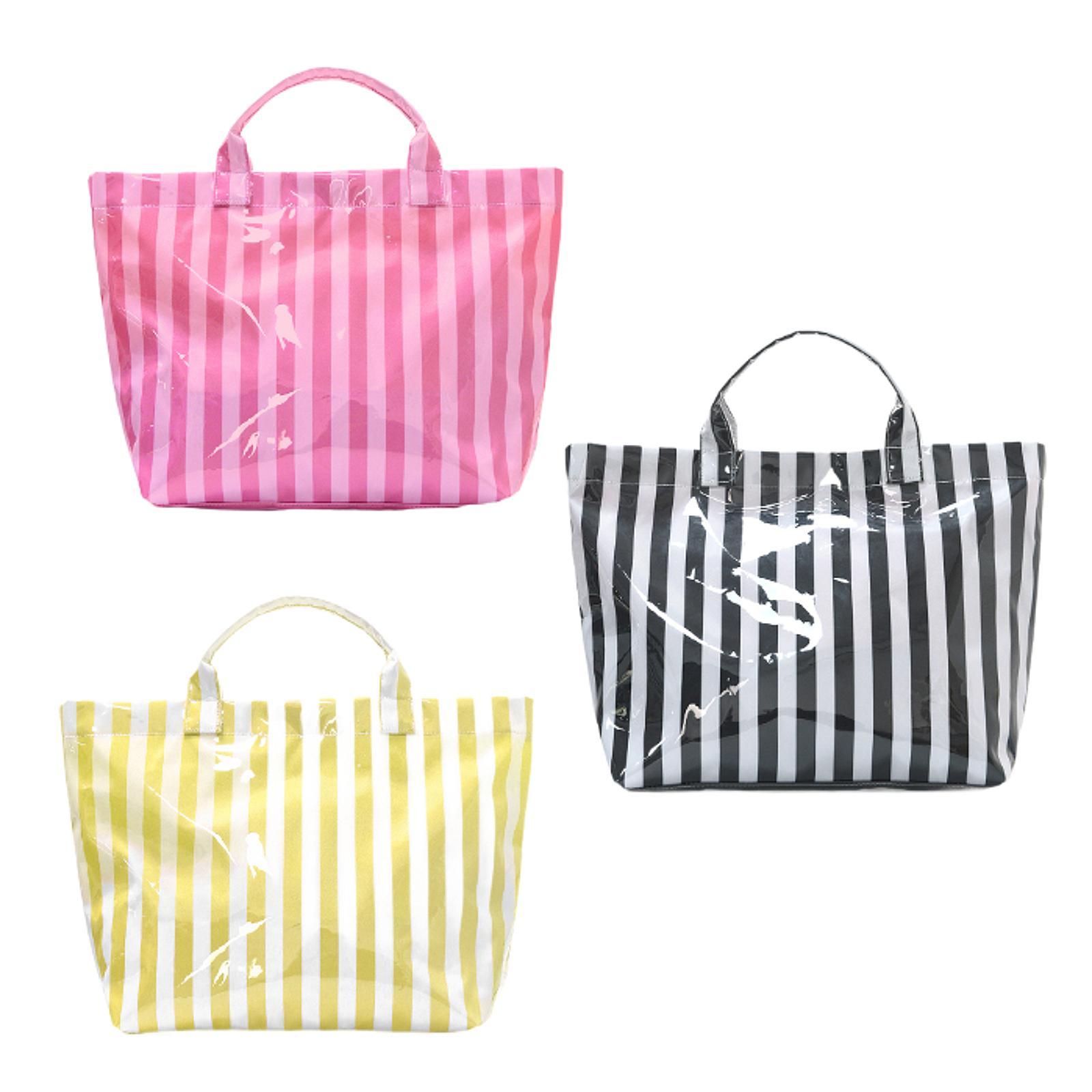 Large Striped Waterproof Tote  - Women'S Bags Handbags 评论和价格